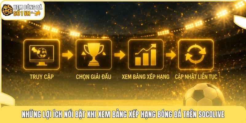 Bảng Xếp Hạng Bóng Đá | Cập Nhật Nhanh 24h Tại Socolive 3 Những lợi ích nổi bật khi xem bảng xếp hạng bóng đá trên Socolive